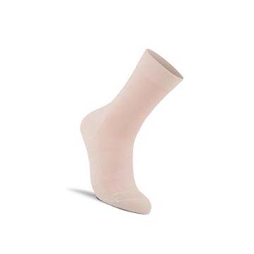 Women's Ecco Dress Short-Crew Socks Beige | USA 422UZG